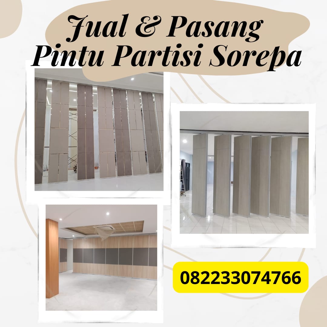 Jual Dan Pasang Pintu Partisi Sorepa