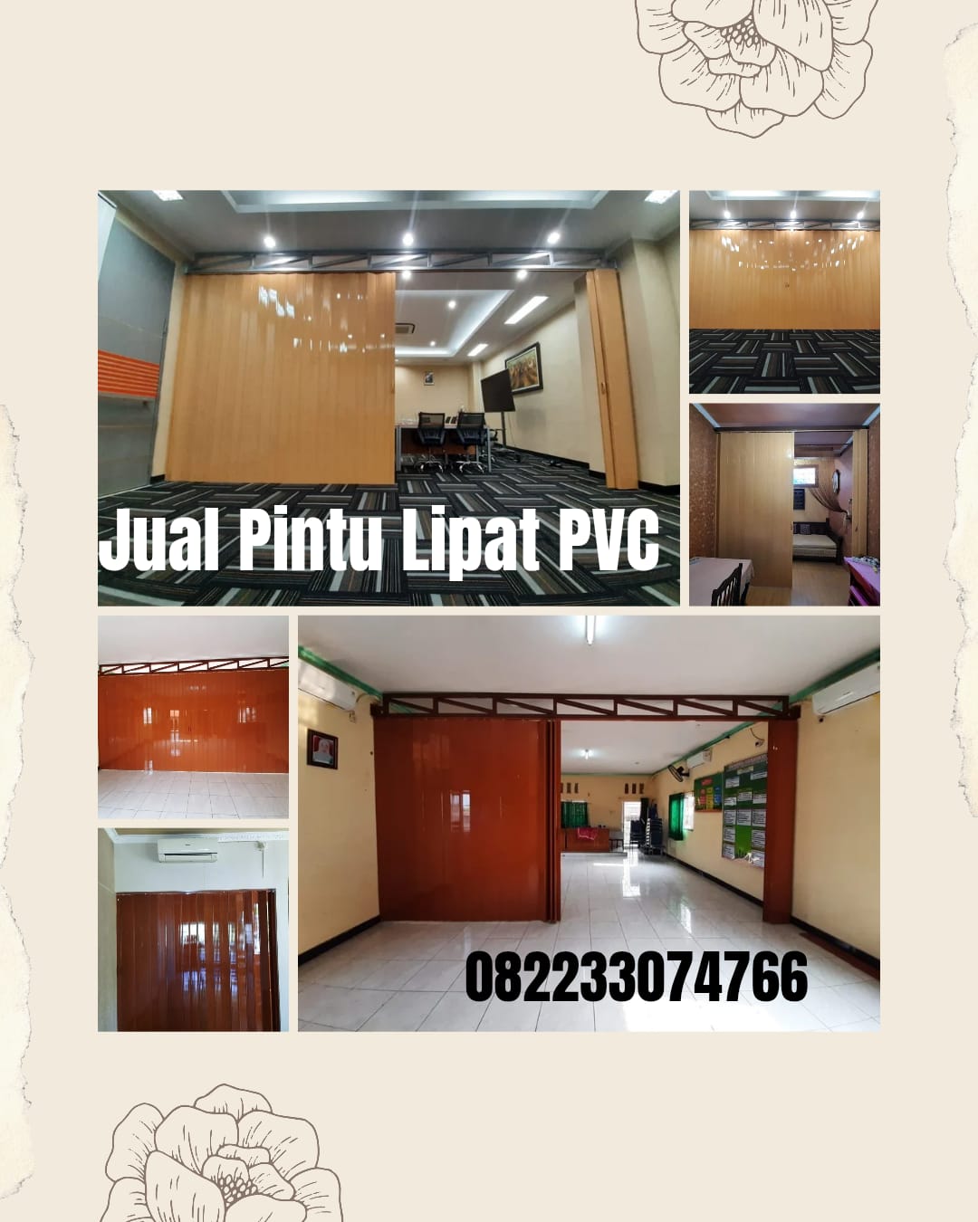 Jual Pintu Lipat PVC 1